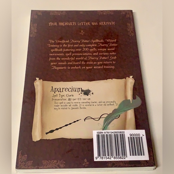 The Unofficial HARRY POTTER SPELL BOOK Wizard Training Paperback - Picture 5 of 6